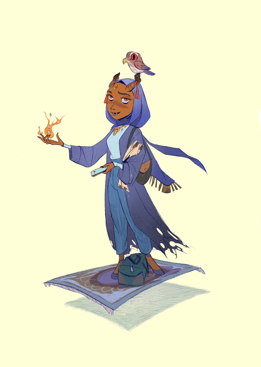 Modern Arab witch in time for Halloween 🎃🧙‍♀️✨🔥