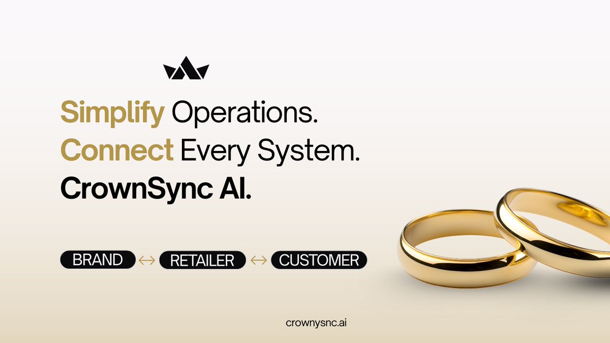 CrownSyncAI's tweet image. Luxury demands precision, not complexity.
CrownSync AI connects your systems into one adaptive platform.

One system. Endless possibilities.
Discover more → crownsync.ai

#CrownSyncAI #LuxuryTech #SmartOperations #AIforBusiness #InnovationInMotion