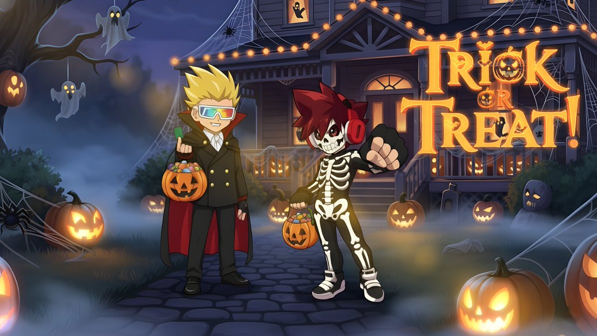 Happy Halloween 👻

Heroes &amp; friends have won many prizes already in the Genesis Trick or Treat event 🎁

Raffles await at the end on 12am UTC Nov. 4th for the SMB Gen2 + Nintendo Switch 2 🐵🎮

EVERY spin counts!

Booster Packs - Soul Coins exchange will come after 🃏