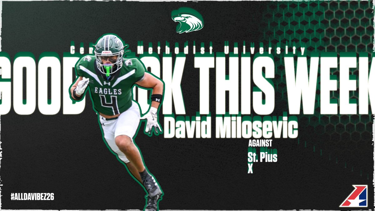 Thank you <a href="/CoachBuckallew/">Coach Buck</a> and <a href="/cmueaglesFB/">Central Methodist Football</a> for the goodluck wishes! <a href="/Tonka_Football/">Winnetonka Griffins Football</a>