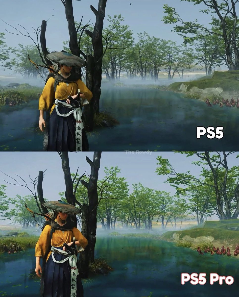 mobcola1's tweet photo. Ghost of Yotei PS5 vs PS5 Pro 😮

Is the PS5 Pro worth the upgrade? 🤔 https://t.co/acKcFDe1Ux