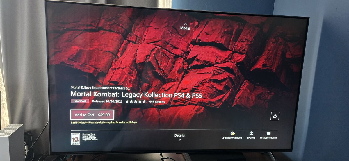 Para el Mortal Kombat Kollection, la diferencia de precios es notoria entre Playstation y Xbox. Dato para tener en cuenta.

#gamer #MortalKombat #PlayStation #Xbox #videogames