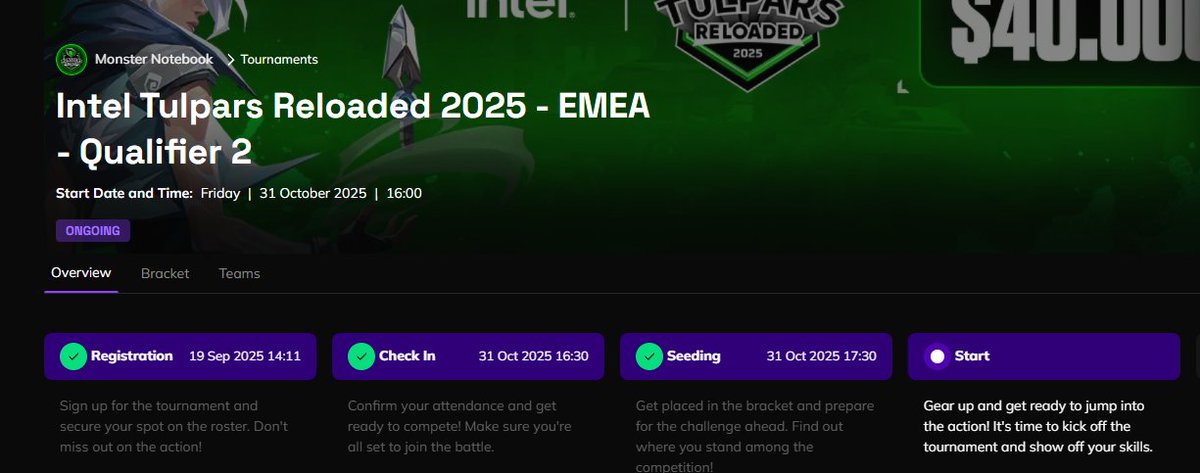 bubu_VLR's tweet image. So not only were multiple teams not able to checkin for last weeks qualifier bc the site was bugged and ur admins didnt give a shit. Now bc your site neither mentions a timezone nor is programmed to display the correct time for the visitors region, were too late to play. Great.