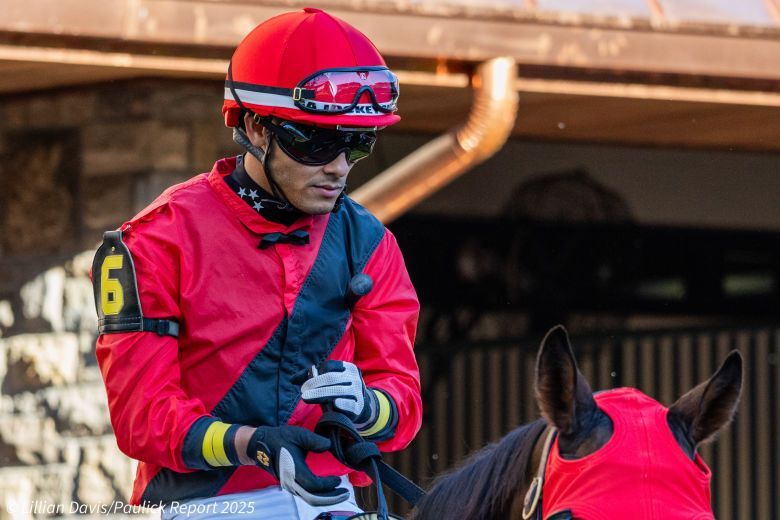 paulickreport's tweet photo. Jockey Joseph Ramos recovered from a near-death motorcycle accident in January of 2024, and is now riding at his first @breederscup.

Check out this incredible comeback in our "Feel-Good Stories" feature: https://t.co/HzzlUc4sQZ https://t.co/1L6hfaXZM9