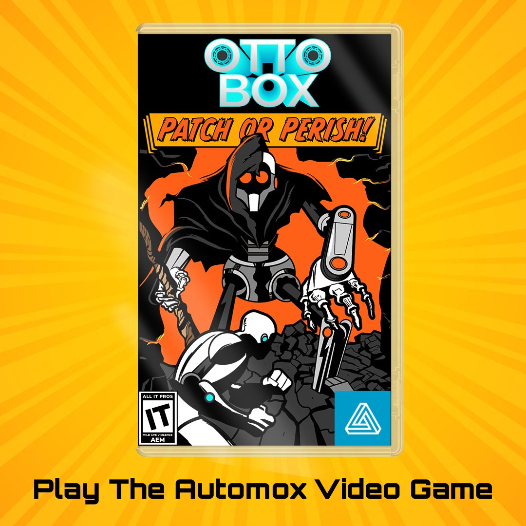 Automox's tweet image. OTTOBOX, the official Automox video game, is unlocked and the fight begins. 

You’ll need to outpace Doctor Deadline, outsmart Malware Medusa, and outlast the Chaos Chroniker! ☠️

Play now and make it on to the global leaderboard:  okt.to/I2LYbs