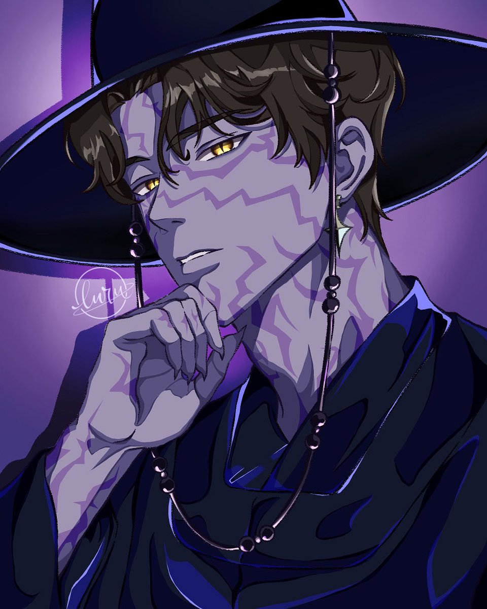 PlanetLuru's tweet photo. Happy Halloween with #Jinu 🎃

#SajaBoys #HUNTRX #KPOPDEMONHUNTERS #Procreate #fanart #digitalart #animestyle https://t.co/n1YOiRAefb