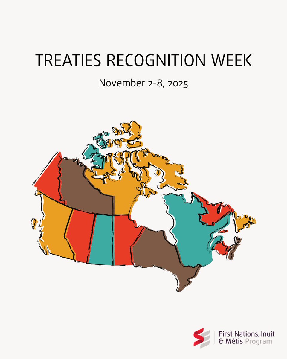 FNIM_Program's tweet image. Treaties Recognition Week is an annual week of recognition which honours the importance of Treaties. We encourage you to do your part in learning more about Treaty rights and relationships. #TreatiesRecognitionWeek #Ontario #IndigenousRights