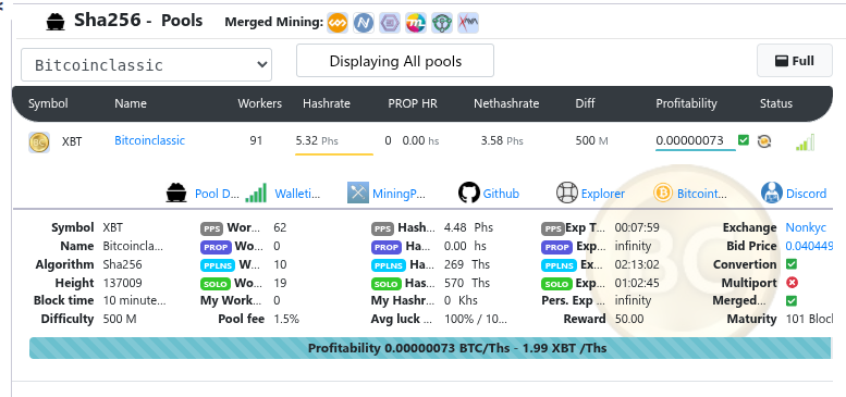 GM CT,

new release core available, please update ! 

github.com/Bitcoinclassic…

- auxpow revert for now
- Mining Dutch pool back