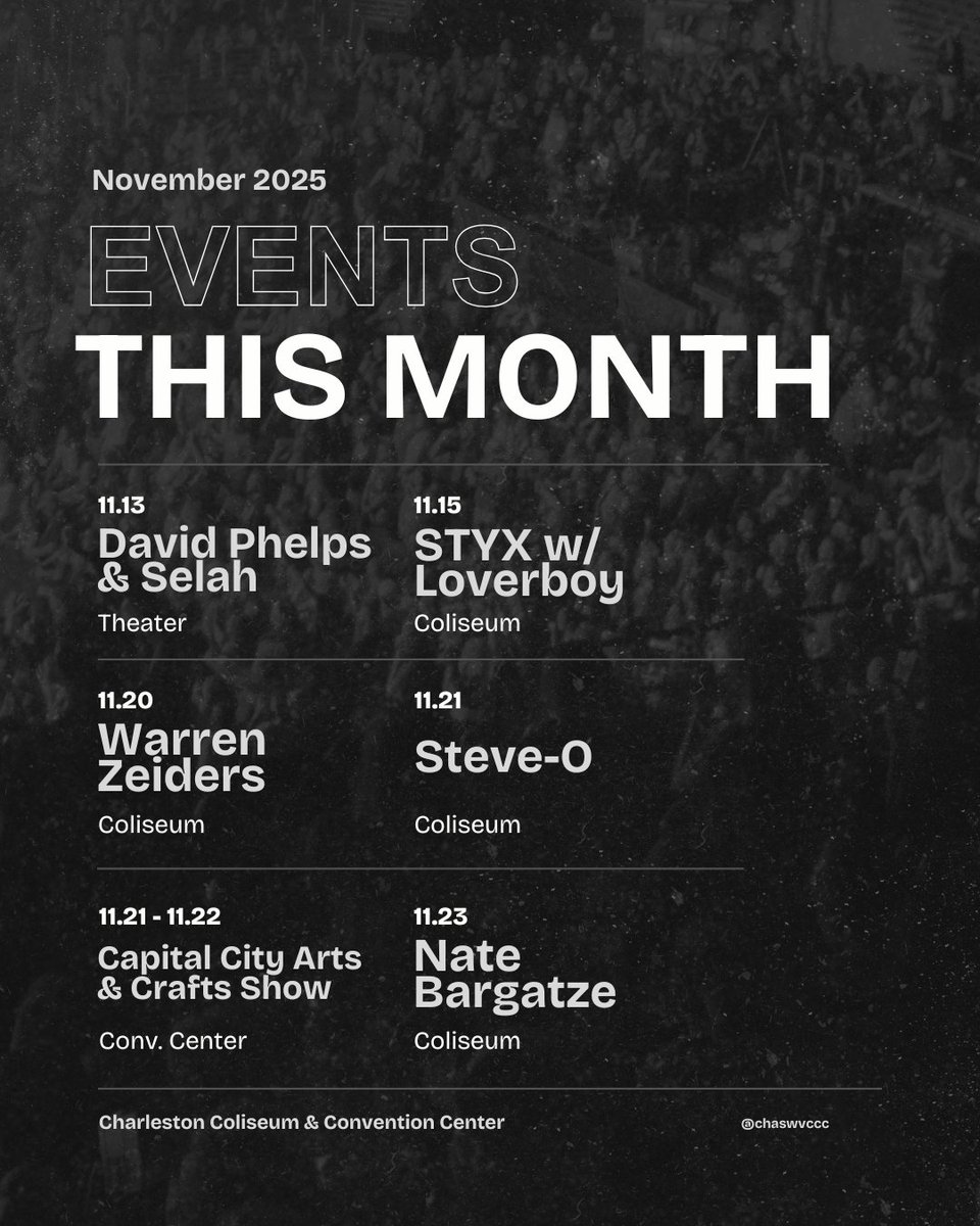 chaswvccc's tweet image. November is here. 🎵 What event are you going to?