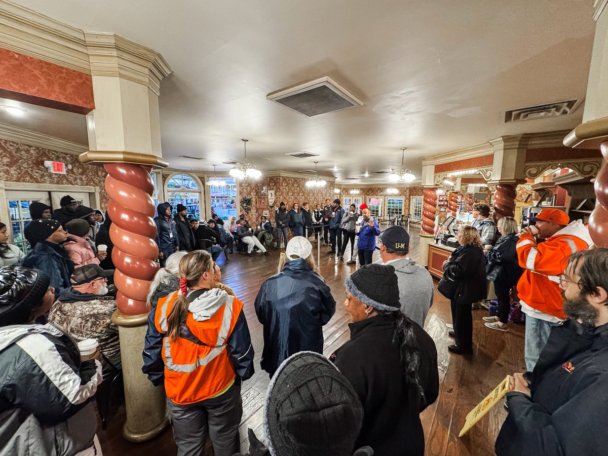 More than 150 of Dollywood's international employees are from Jamaica with families devastated by Hurricane Melissa.

So yesterday morning, workplace Chaplain Joey Buck gathered their team for a time of prayer, Scripture, and support. 🙏

This is what chaplaincy looks like: being
