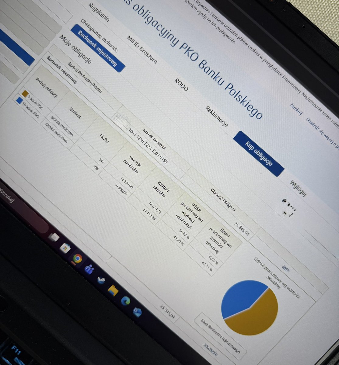 Czubakovic's tweet image. Nie samymi akcjami na #GPW człowiek żyje 💁🏻‍♂️.

Wszystkie znaki na niebie i ziemi (zdjęcie poniżej) przypominają mi, że od listopada ponownie ulega zmianie oprocentowanie obligacji skarbowych.

Nie warto walczyć z siłami wyższymi także wpada dziś zakup:

🔷 15 x #TOS (3-latki)-…