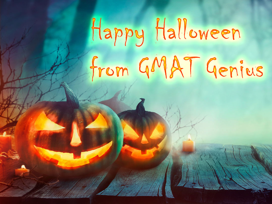 Be wary of trick answers on the #GMAT to get a treat of a score! Happy #Halloween!