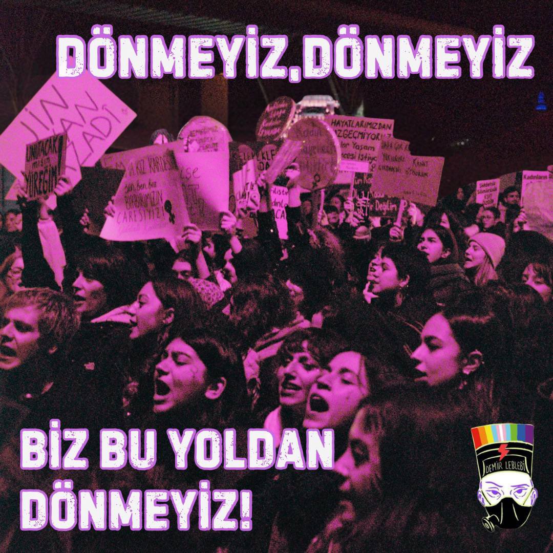 DAHA 1 YIL OLMADAN;

🟣İstanbul'da 25 Kasım'da eril şiddete karşı,  
🟣Ankara'da 20 Kasım'da nefret suçuyla katledilen transları anma gününde,
bir araya geldiği için gözaltına alınan 172 arkadaşımıza DAVA AÇILDI.

Gözaltılar, davalar bizi yıldıramaz, kuir feminist mücadeleden