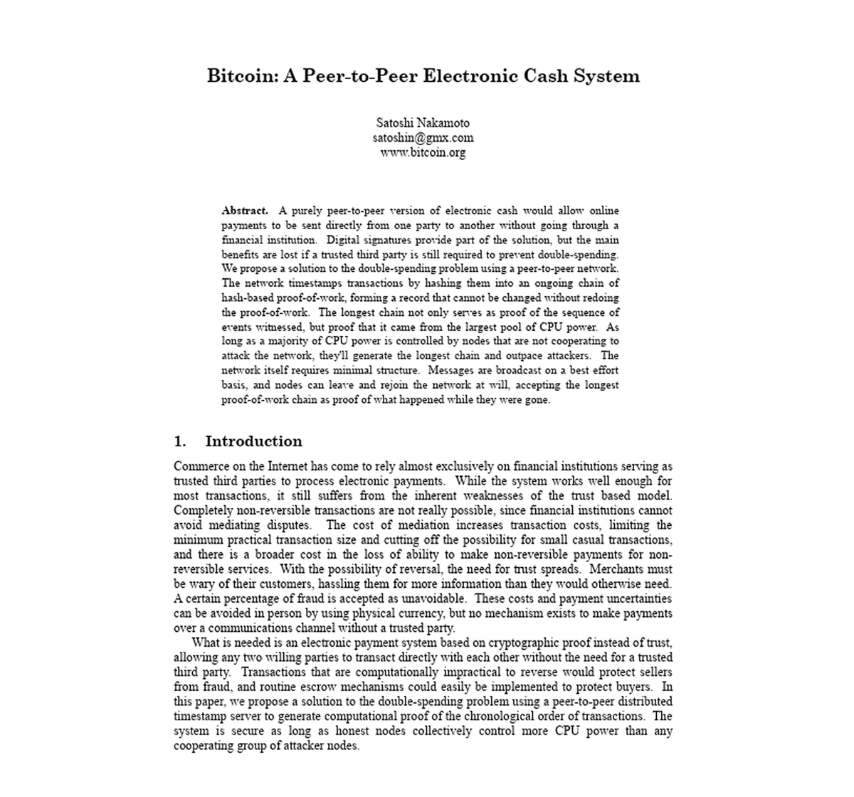 ₿ On this day, we celebrate the anniversary of the #Bitcoin White Paper, a  groundbreaking document that introduced cryptocurrency to the world. ⬇️  https://t.co/8hS9zMnM5O