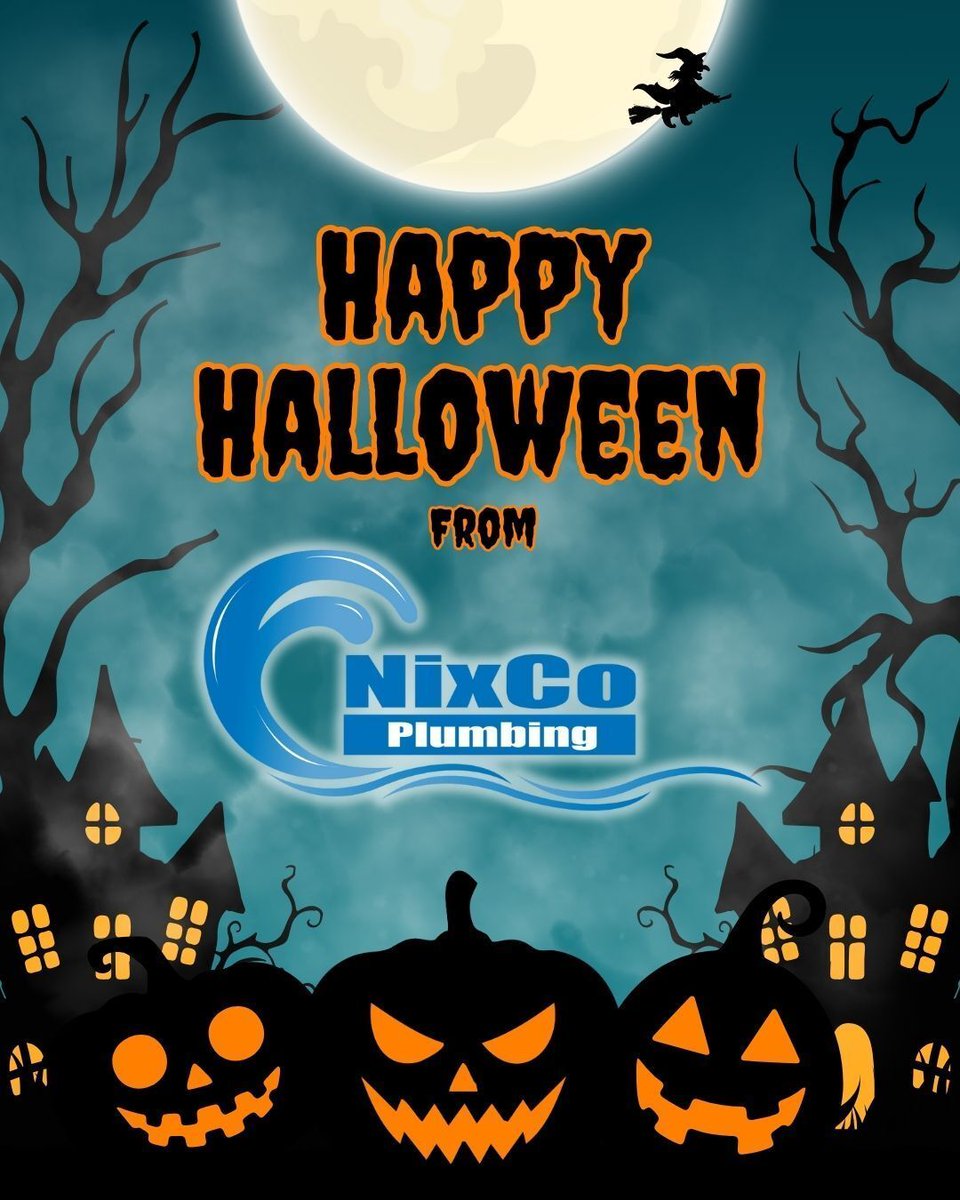 NixcoPlbg's tweet photo. 🕸️ Happy Halloween from Nixco Plumbing!

Have a fun and fright-free night, Mason and Greater Cincinnati! 🕷️

If you find a ghost in your drain or a haunted leak, our pros are ready to exorcise those plumbing problems!

 Choose a Pro. Choose Nixco.

#NixcoPlumbing #HappyHalloween https://t.co/hACBmcRZoc