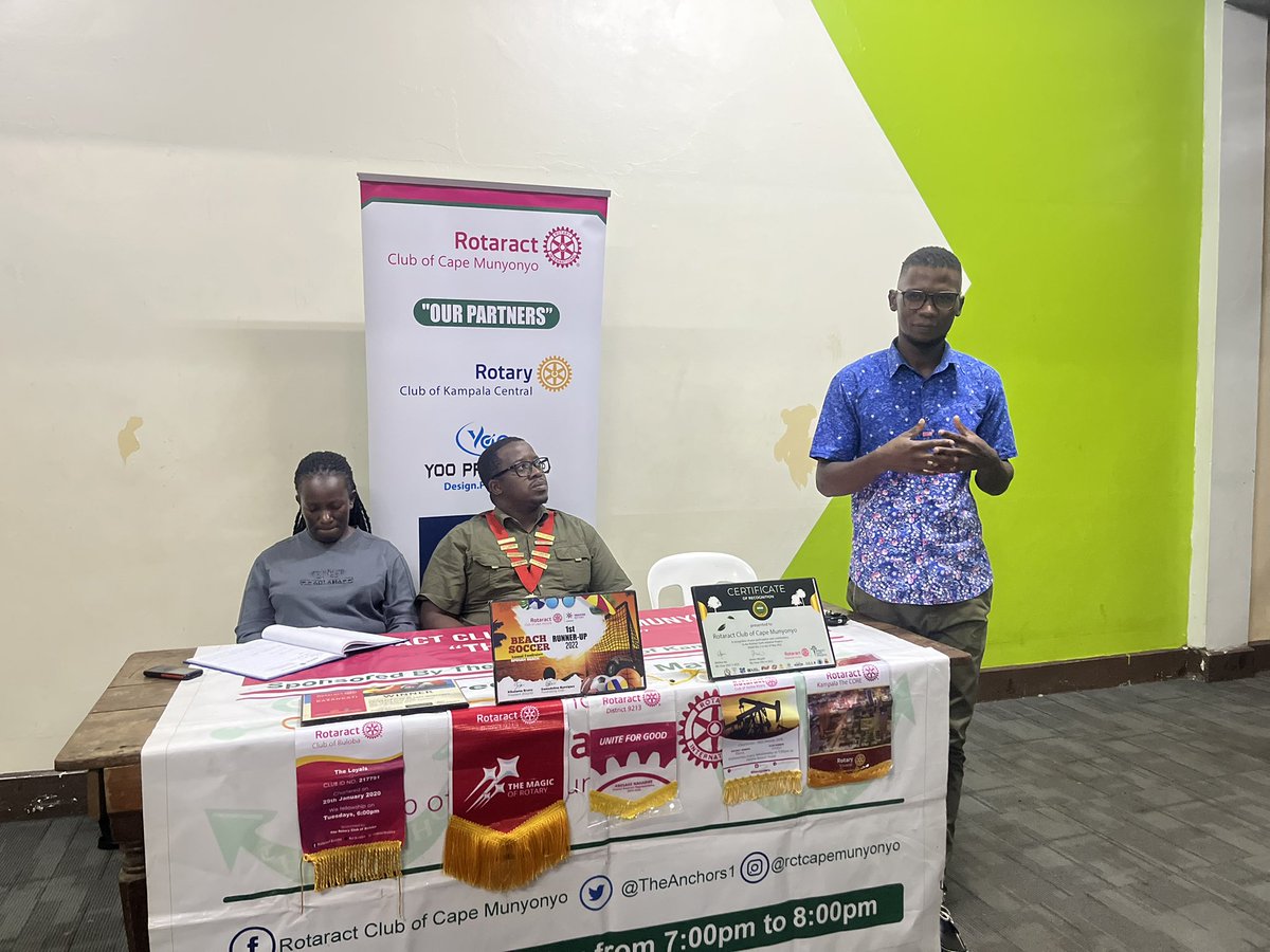 Rotaract Club of Cape Munyonyo tweet media