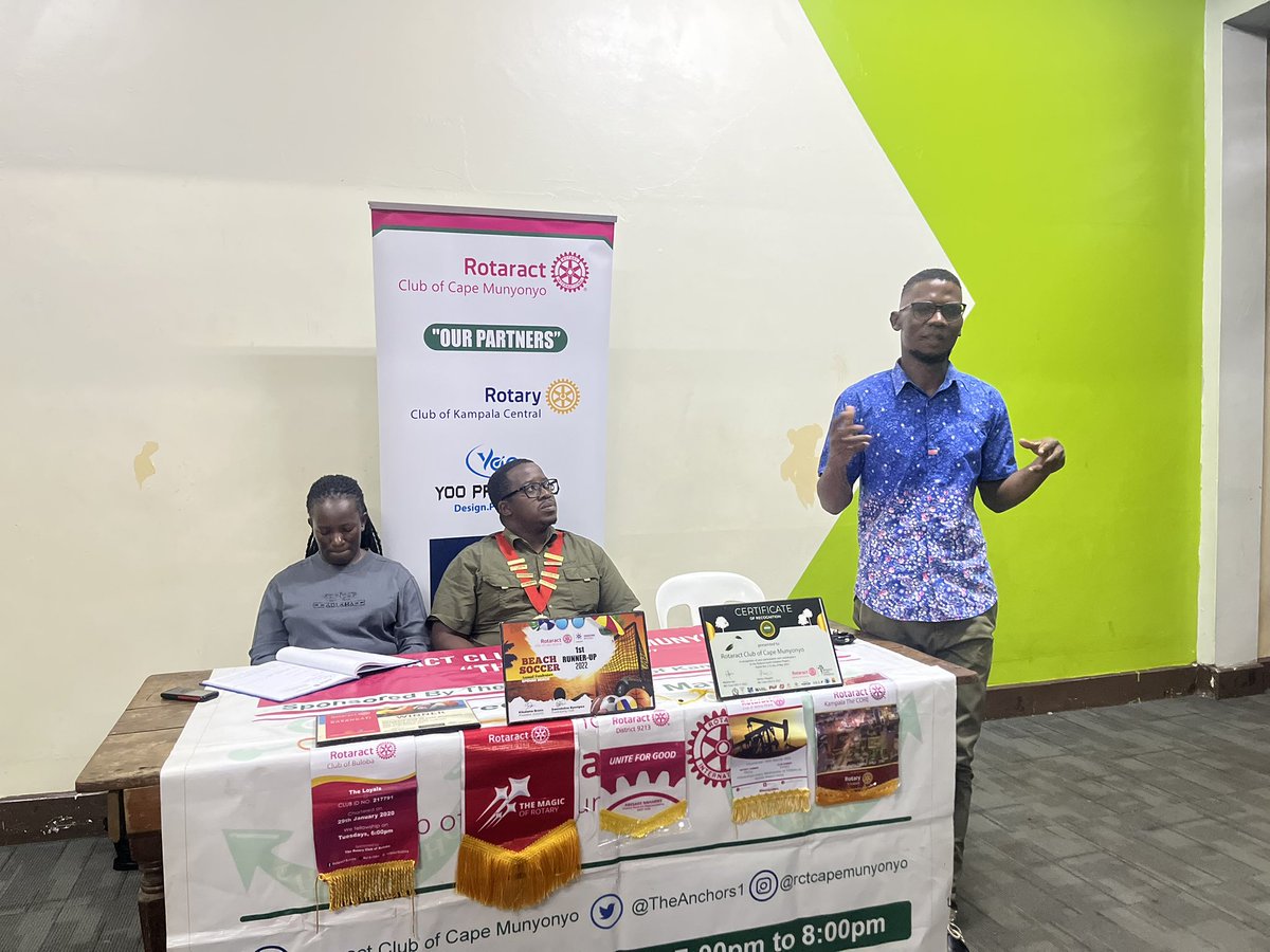 Rotaract Club of Cape Munyonyo tweet media