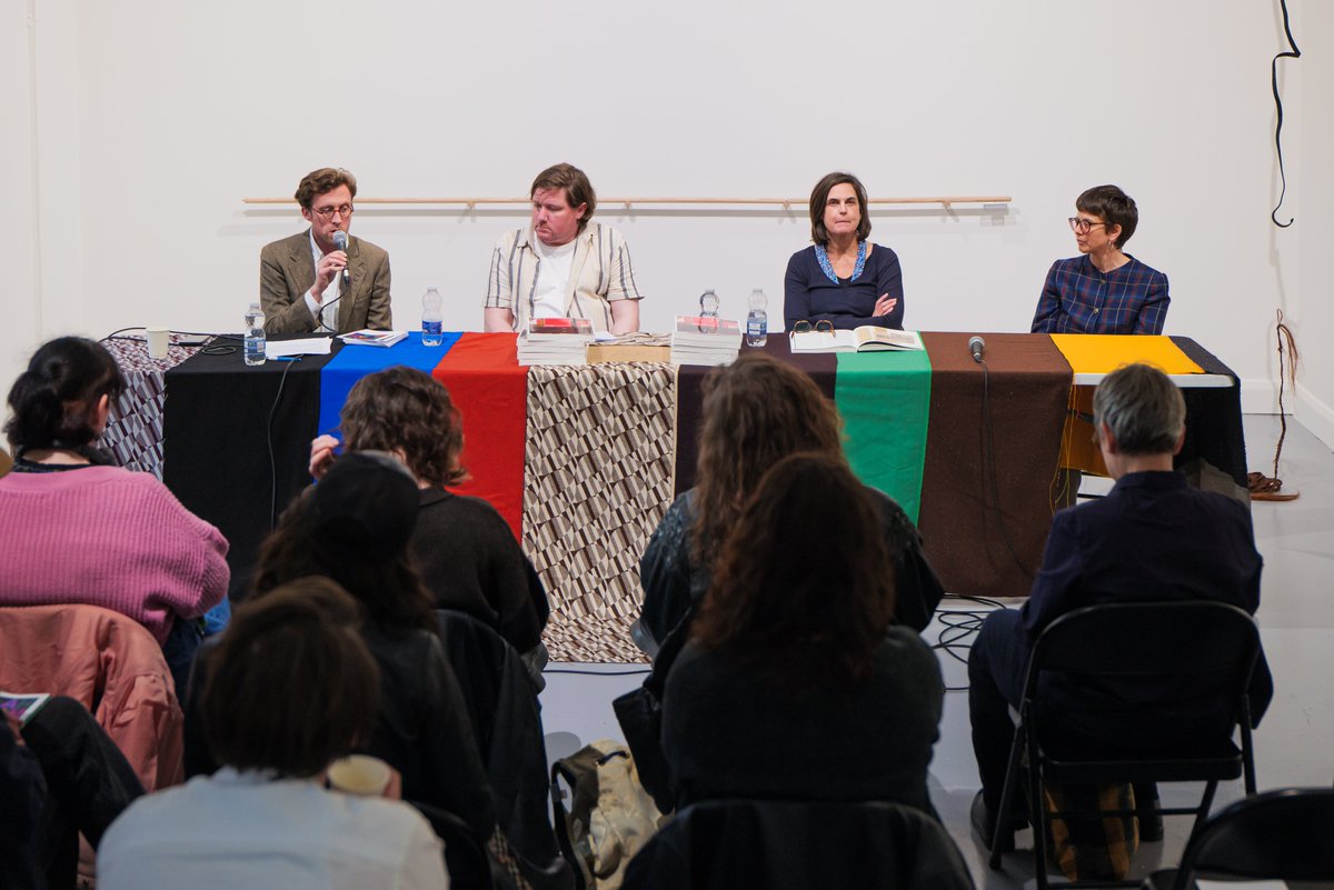 OrmstonHouse's tweet photo. Last week, we launched 'Scene of the Myth' by Sarah Pierce, who joined us for an event with Roy Claire Potter, Nathan O'Donnell, and our Artistic Director Pádraic E. Moore.

This new book is comprised of thirteen works from her exhibition 'Sarah Pierce: Scene of the Myth'. https://t.co/Qvc9Nw7Kxn
