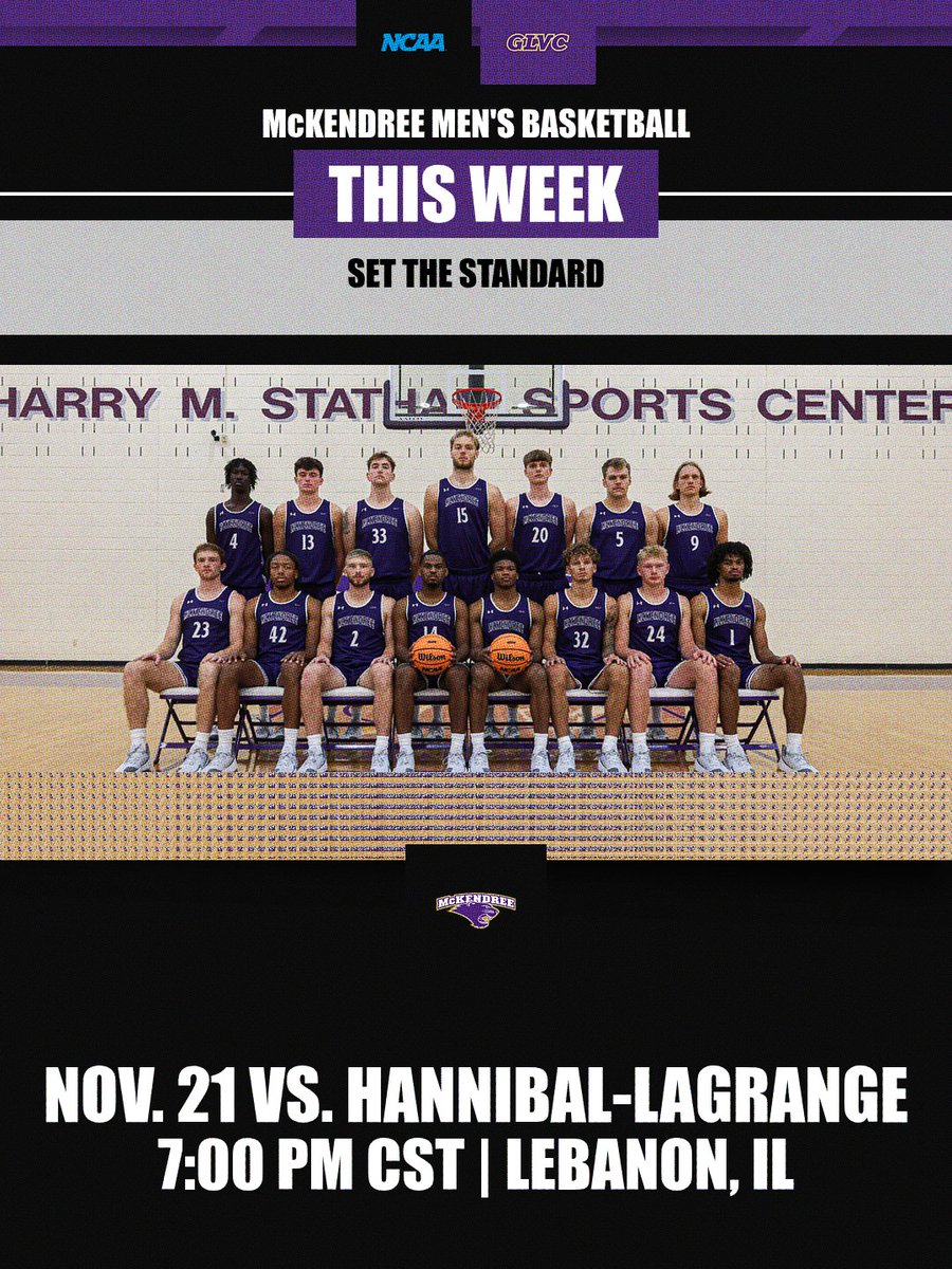 McKendreeHoops's tweet photo. Preview for the Week... #SetTheStandard #McKendree https://t.co/LinKHd8mJ4