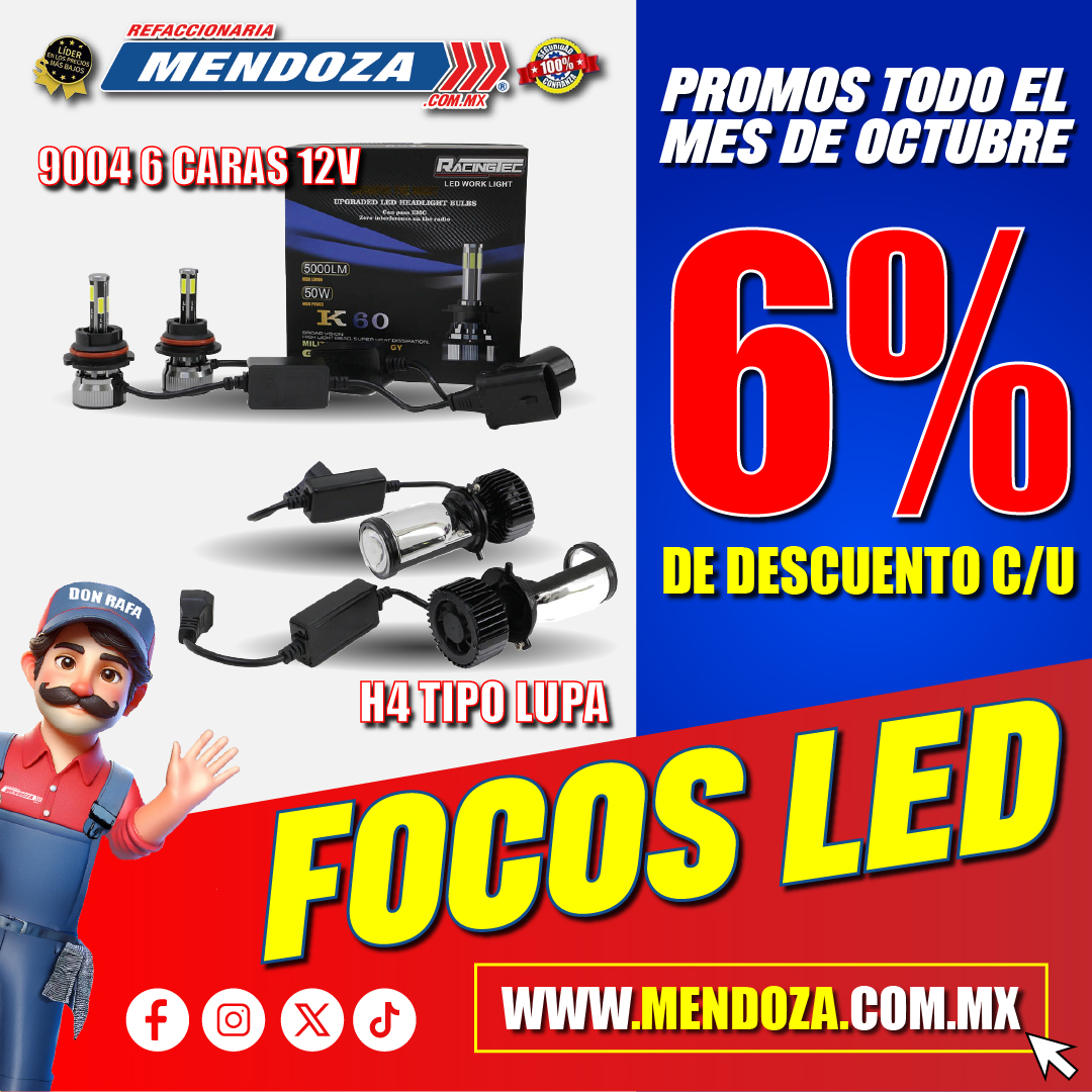 Refa_Mendoza's tweet image. Ilumina tu camino con potencia y estilo. 💪
En mendoza.com.mx tenemos focos LED para que nada te detenga, ni de día ni de noche. 🚗🏍

#Refaccionariamendoza #YoSoyMendoza #FocosLED #autos #carros #motos #descuentos #Promociones #parati