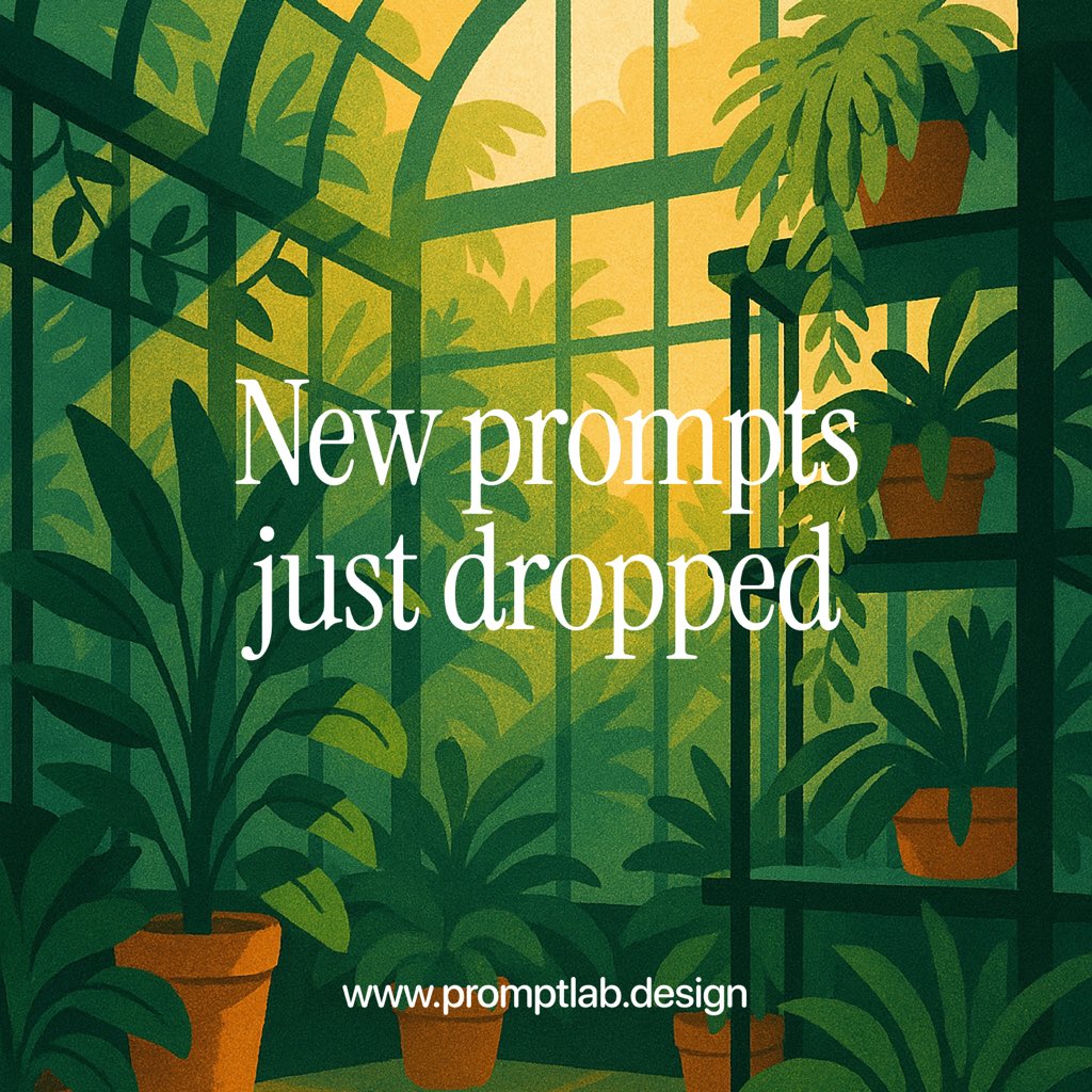 promptlabdesign's tweet image. Weekly drop! 🔥

promptlab.design
