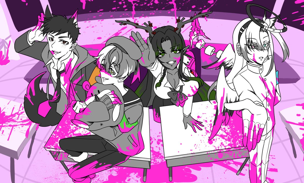 Trick or Treat !!

I'm a collab singer and illustrator for this project, please feel free to listen to it !

【Thai ver.】Chururira Chururira Daddadda - kurageP | Dk_Milktea ft. Armand , Falfetier , BEDobbleu
youtube.com/watch?v=TdtWat…