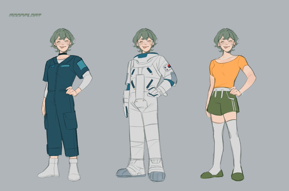 moonfloat_'s tweet image. #spacetime #oc fullbody references for my game's characters!