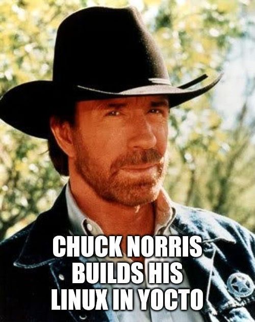 securityweekly's tweet image. More like Yocto builds Linux for Chuck Norris, and it compiles the first time with no errors...