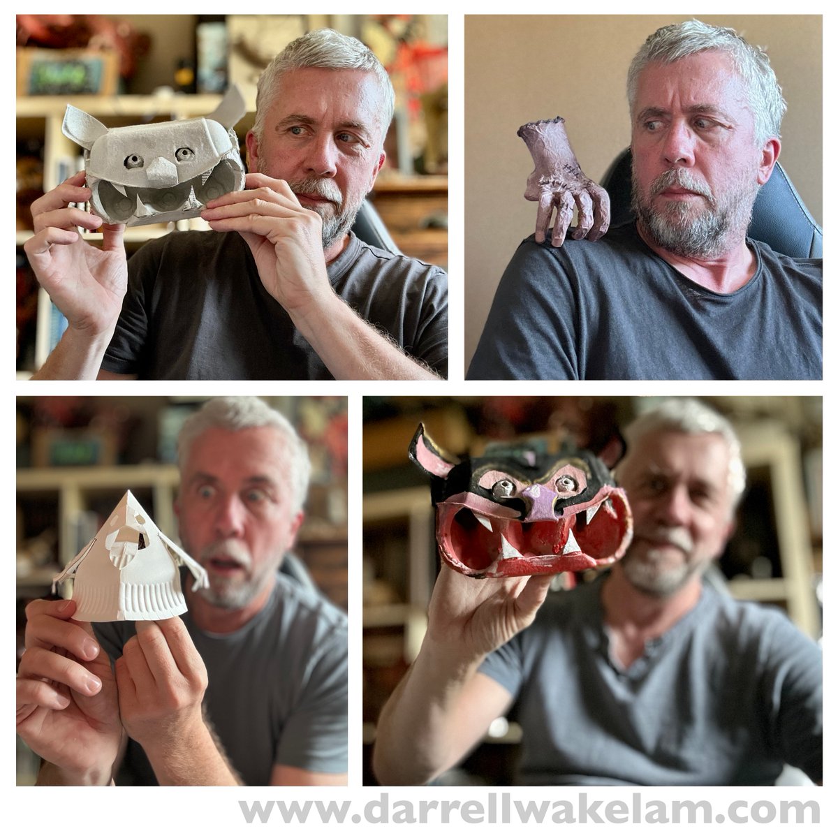 Sorry for clogging up your timelines with Halloween stuff today. 🙏👍
It's always a good excuse to get people making things, and as you all know, I take that very seriously. 🤓😆
Normal service will resume shortly. 
darrellwakelam.com