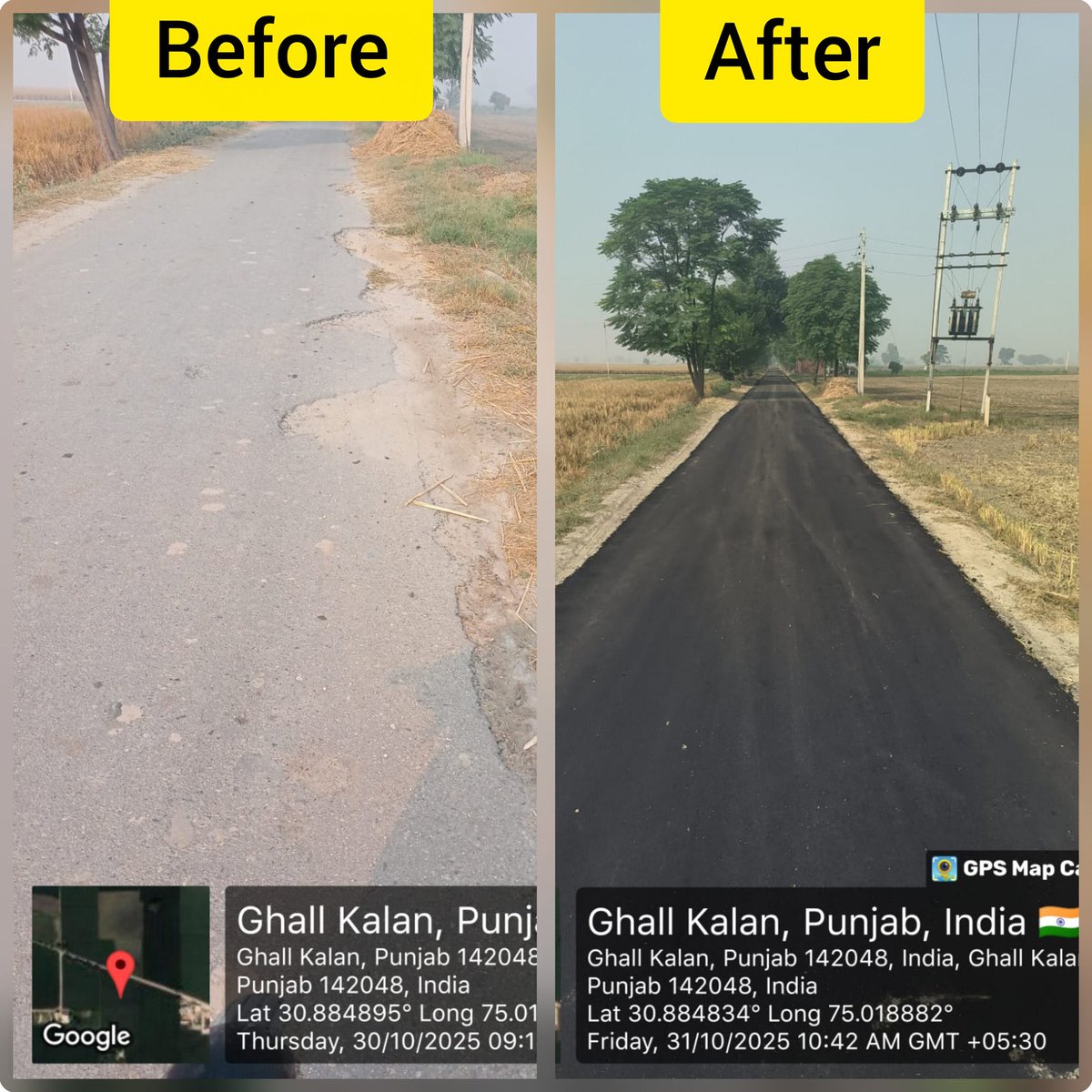 𝐓𝐡𝐞 𝐝𝐢𝐟𝐟𝐞𝐫𝐞𝐧𝐜𝐞 𝐢𝐬 𝐯𝐢𝐬𝐢𝐛𝐥𝐞 𝐨𝐧 𝐭𝐡𝐞 𝐠𝐫𝐨𝐮𝐧𝐝.🔥

While others focus on optics, Punjab Government under the leadership of CM <a href="/BhagwantMann/">Bhagwant Mann</a> ji is focused on tangible outcomes and real development. ✨💪#KaamkiRajneeti