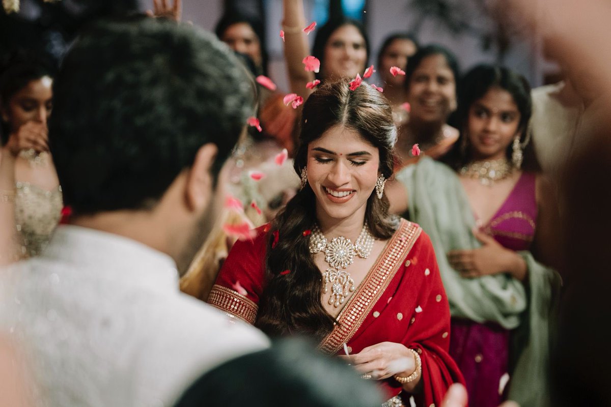 Filmy_Time's tweet image. #AlluSirish and #Nayanika got engaged in an intimate ceremony surrounded by close family.

Wishing the beautiful couple a lifetime of love and happiness.