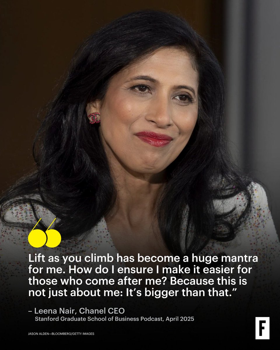 At No. 227, <a href="/CHANEL/">CHANEL</a> makes the #Fortune500Europe list under CEO Leena Nair, who has led the luxury house since 2022 — and is one of only a handful of female chief executives on this year’s ranking. trib.al/4euJksU