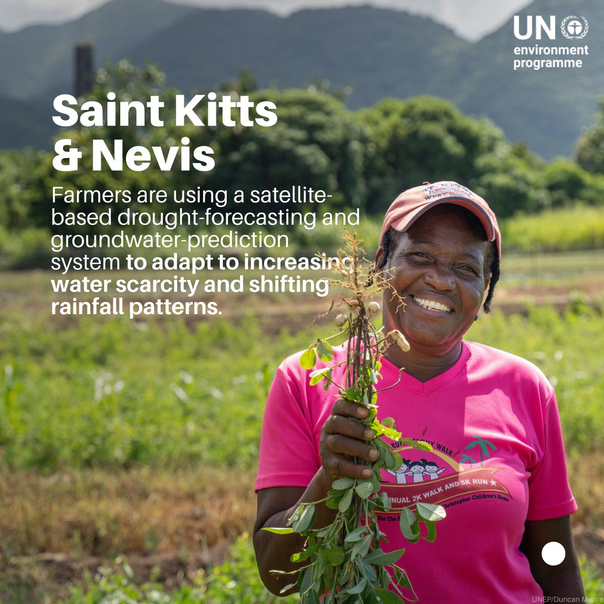 🛰️💧 Farmers in Saint Kitts &amp; Nevis are using a satellite-based drought forecasting &amp; groundwater-prediction system to adapt to climate change. 🇰🇳#SKN

<a href="/UNEP/">UN Environment Programme</a>’s new #AdaptationGap Report offers an overview of progress &amp; gaps in global adaptation efforts.

🔗bit.ly/48XlCHs