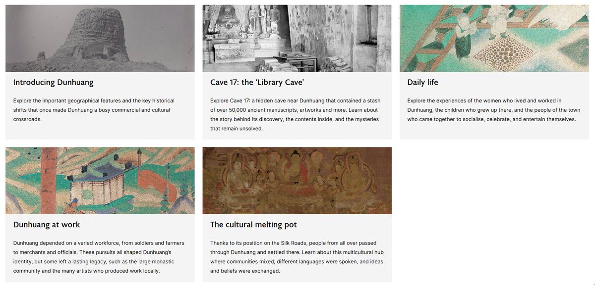 idp_uk's tweet photo. Our new IDP website learning resource has launched today! 'Dunhuang' is available now! ➡️ ​

https://t.co/szJ5w7r26i

This new resource looks at the history, geography and multicultural landscape of the Dunhuang region and its significance to the Silk Roads. 🐫 https://t.co/luDFP6BMGT