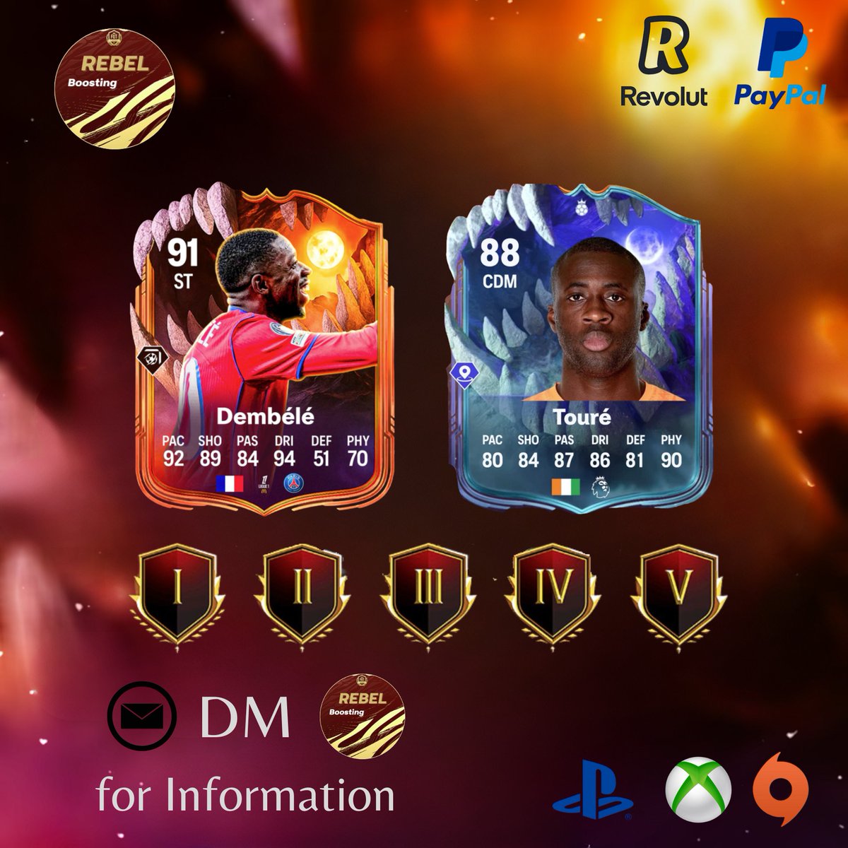 Rebel - FUT Boosting Services 🎮 tweet media