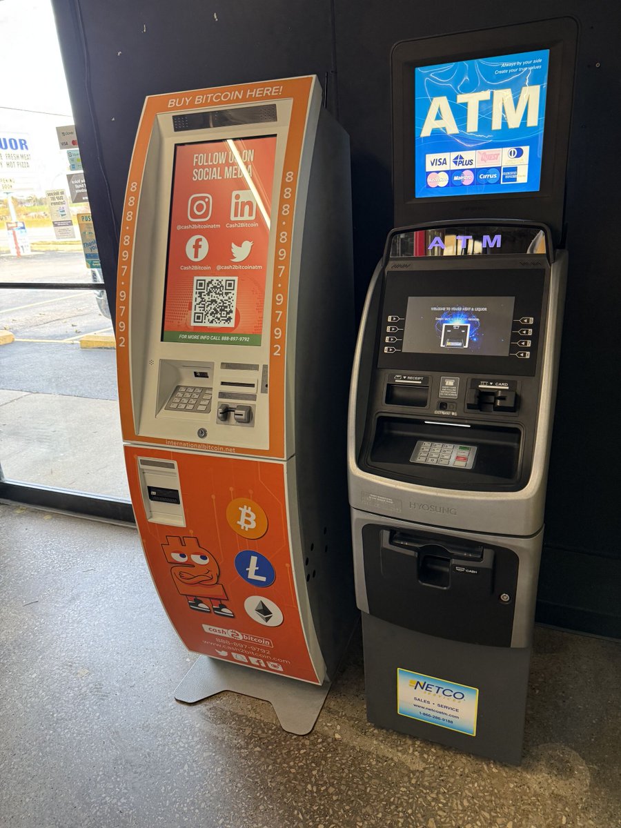 Cash2BitcoinATM's tweet photo. Exciting news, Linwood! 

Our brand new Cash2Bitcoin Bitcoin ATM is now live inside Yours Meat & Liquor at the corner of N Huron Rd & E Anderson Rd! 🍾💸

Easily buy Bitcoin (BTC), Ethereum (ETH), and Litecoin (LTC) with cash—right in your neighborhood. Look for the big "Liquor" sign out front!