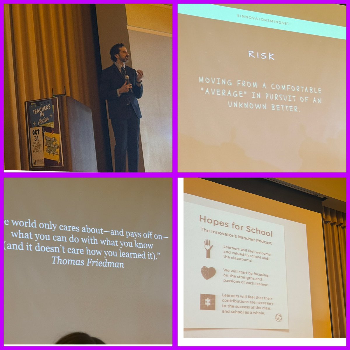 Leopard_Admin's tweet image. Great power session with @georgecouros!
Our school community is energized—action drives solutions, and change is our chance to do something amazing. 🔥✨@HernandoSchools #CultureOfInnovation #EducationLeadership #HHSLeopards
