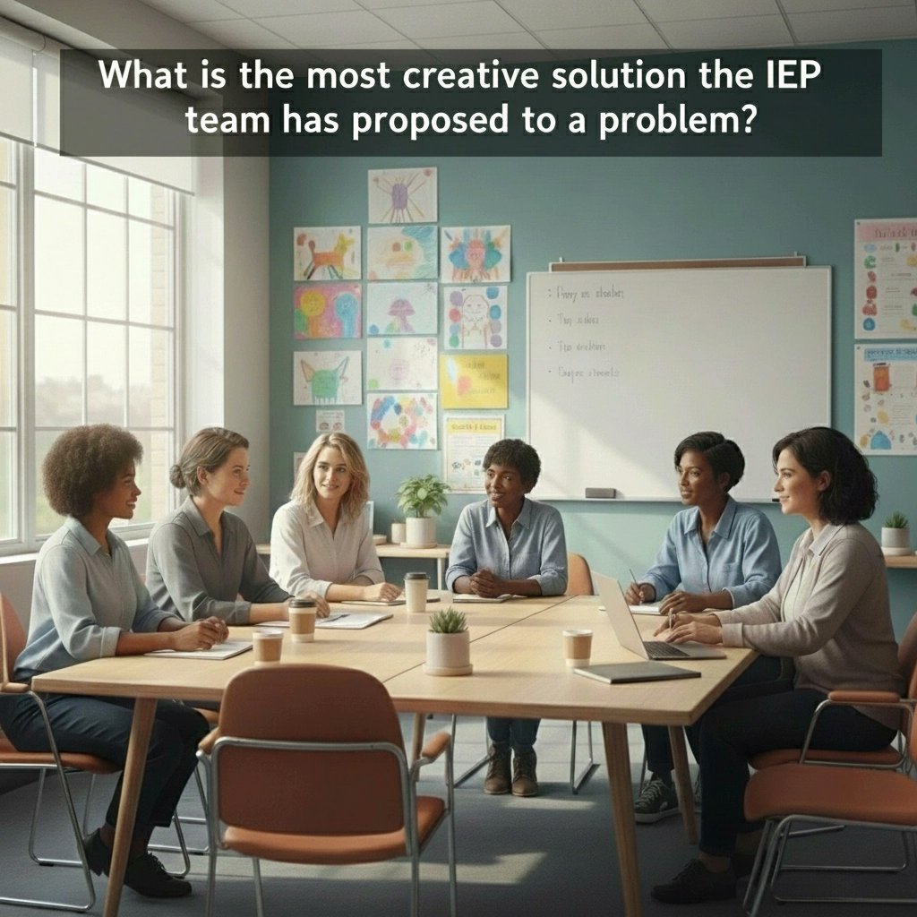 4faireducation's tweet image. Ever felt stuck on an IEP goal? Let’s get creative together! 💡 Ask yourself: What *unexpected solution* could open doors for your child? Sometimes it’s the out-of-the-box ideas that spark the biggest progress. Drop your questions below! #IEPSupport #Neurodiversity ✨