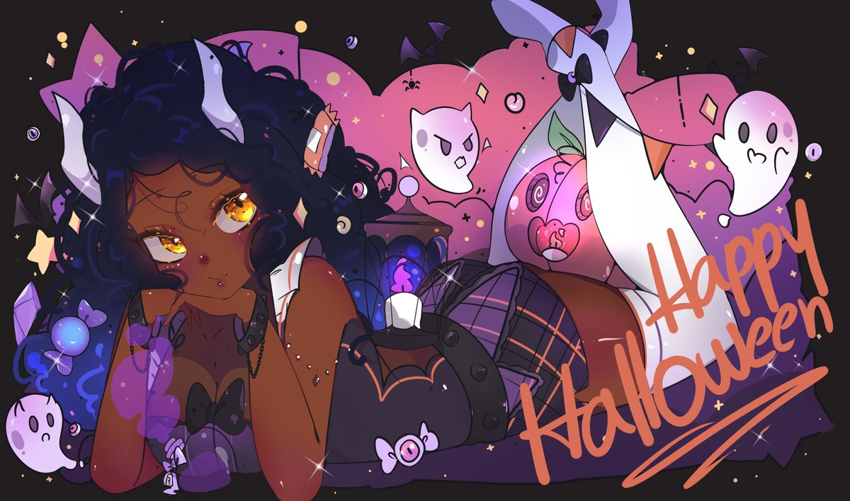 👻🎃 HAPPY HALLOWEEN 🎃👻 

Bring me back a sweet treat ❤️‍🔥 🍬