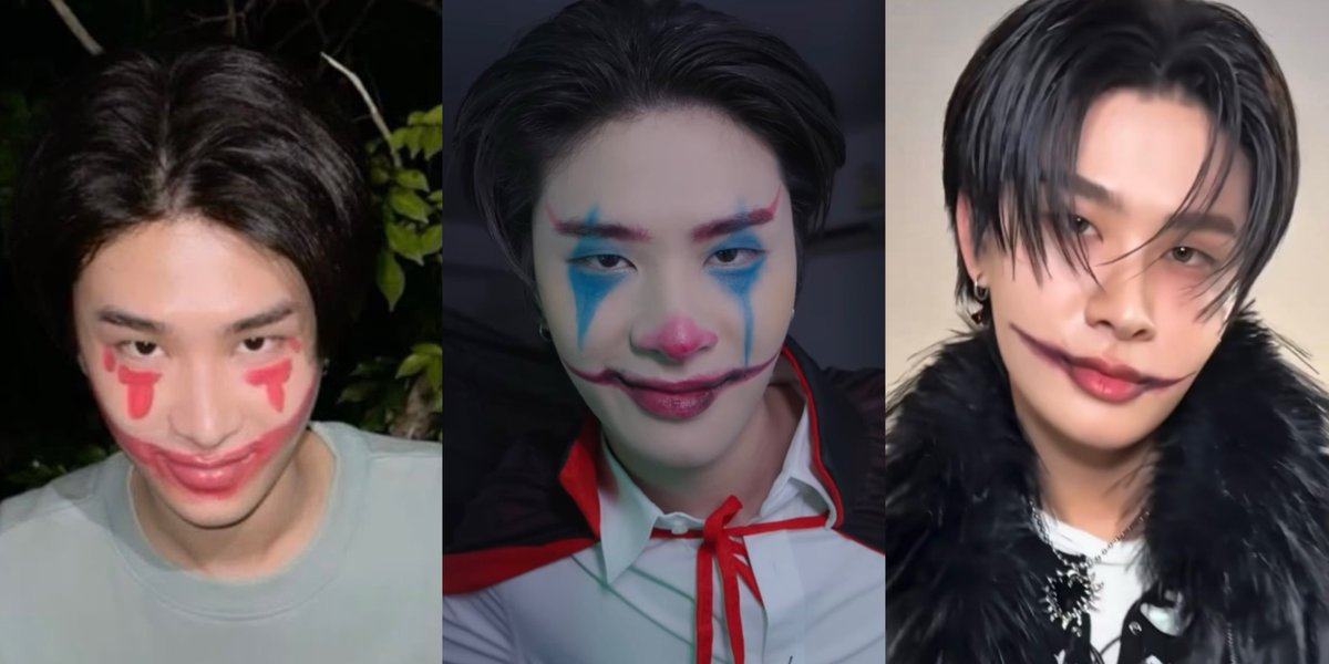 trendtothai_th's tweet image. Level up ความหล่อของ Joker น้องไทย หล่อเป๊ะขึ้นทุกปีจริง ๆ เหมือนโดนเวทมนตร์อัปเกรดความหล่อเท่นี้ไม่หยุดเลย 🧛🎃✨
#EnchantedFest2025xBUS
#THAIchayanon @thaichayanon
#BUSbecauseofyouishine