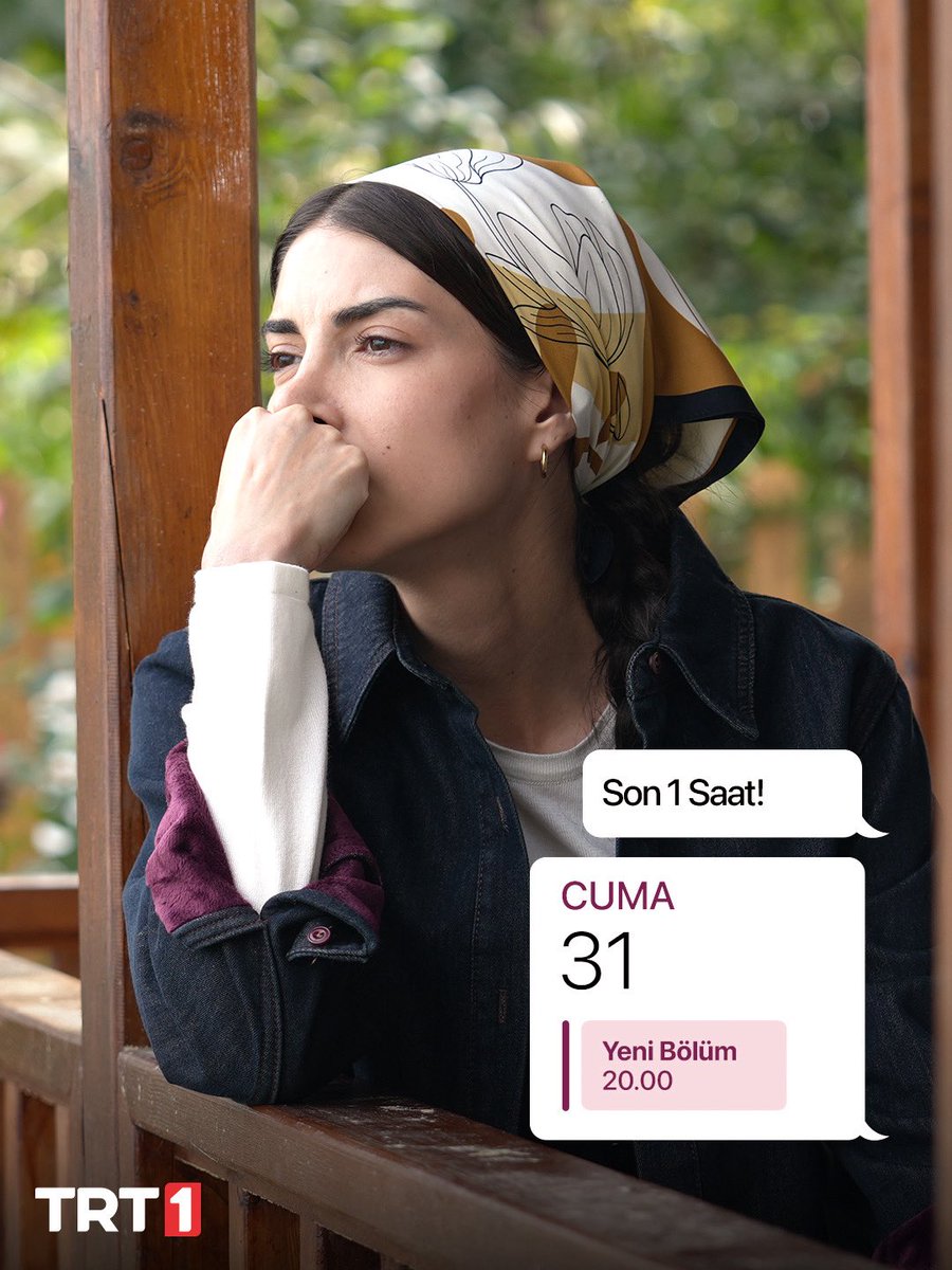 Gözümüz yollarda... 👀 

SON 1 SAAT ⏳

#TaşacakBuDeniz yeni bölümüyle bu akşam ve her Cuma <a href="/trt1/">TRT 1</a>’de.