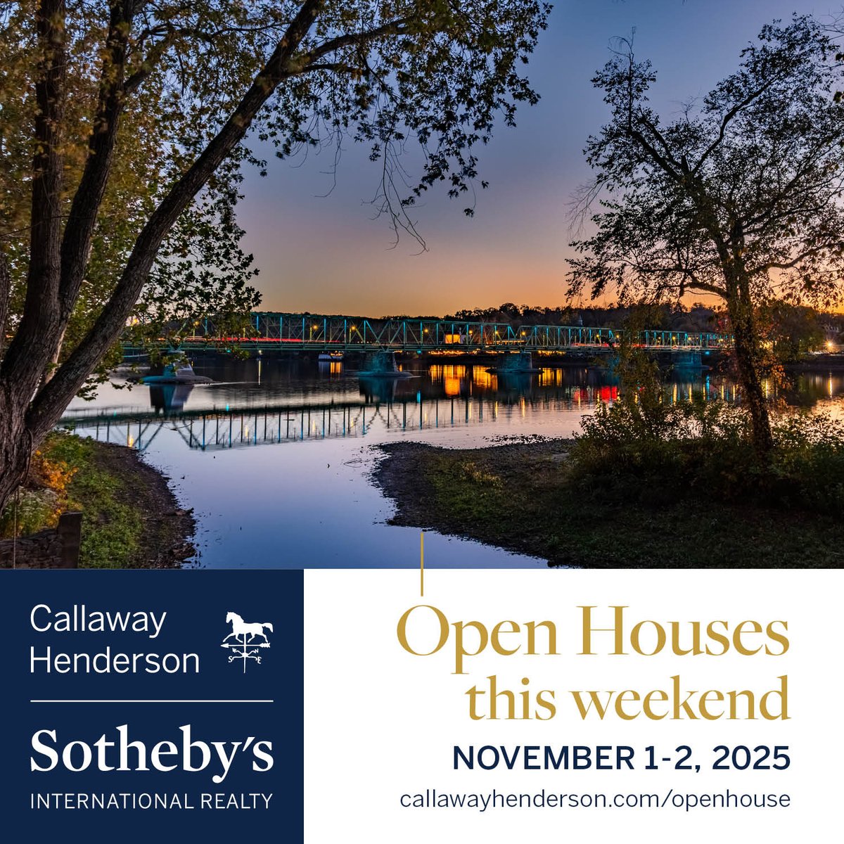 CalHenSIR's tweet image. Looking for a spectacular Lambertville townhome with breathtaking waterfront views like this? Join us at any number of #OPENHOUSES we&apos;re hosting this weekend throughout the Greater Princeton Area. Visit callawayhenderson.com/openhouse for details, noting that days and times  vary.