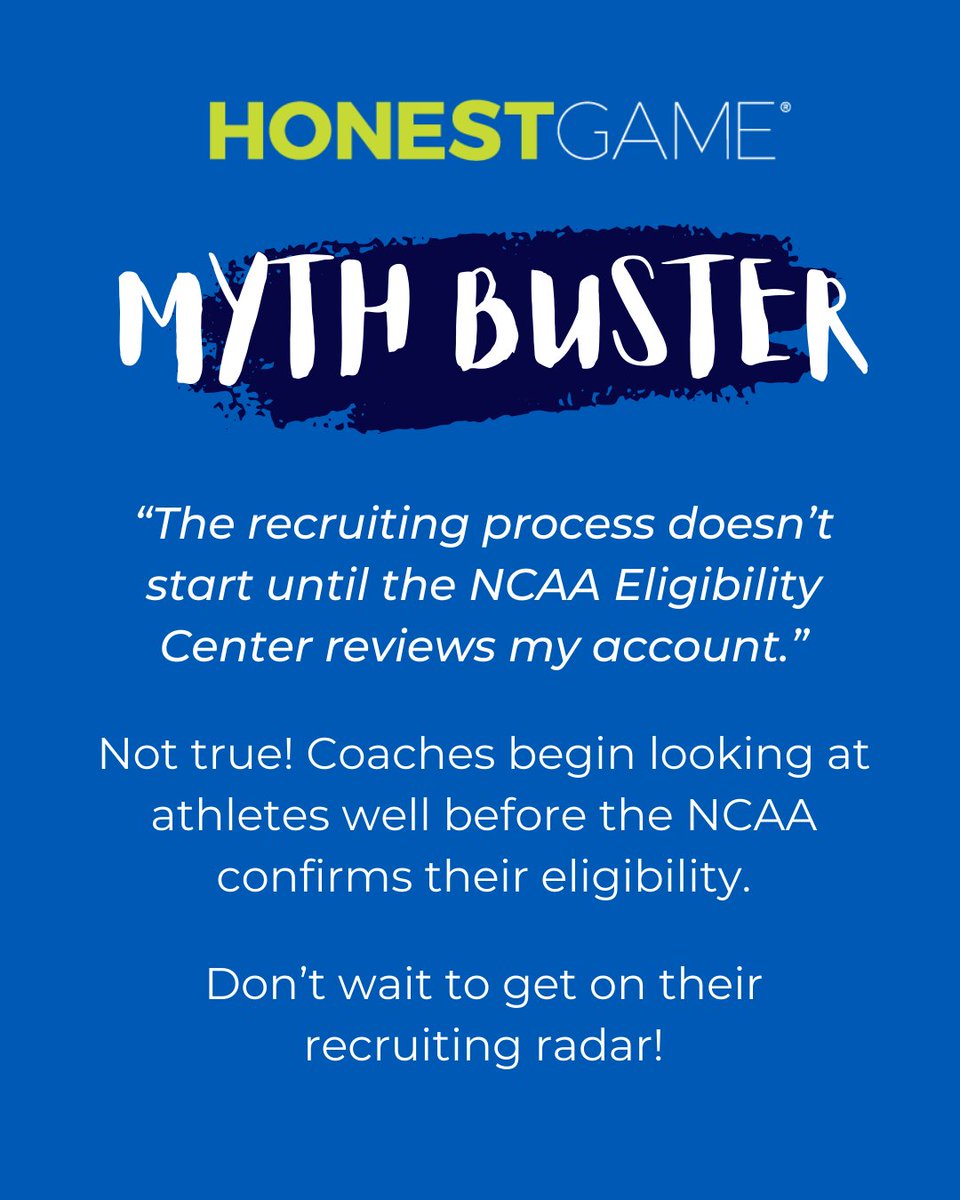 A big part of college recruiting is having the grades to meet the eligibility requirements, and that begins in 9th grade!