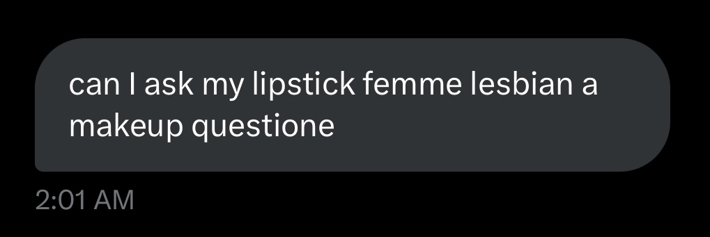 lesbian_fleabag's tweet image. i love receiving #nohomo messages like this