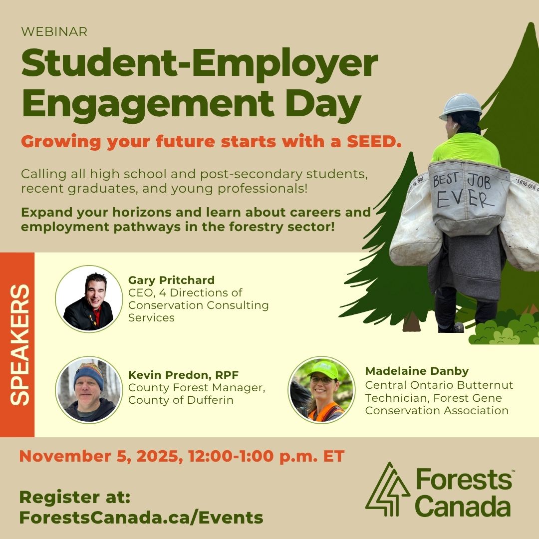 Calling all post-secondary students, recent graduates, and young professionals! 📢
 
You still have time to sign up for our FREE virtual Student-Employer Engagement Day (SEED) webinar! Join us on November 5, 2025, from 12-1 p.m. to hear from professionals who will provide insight