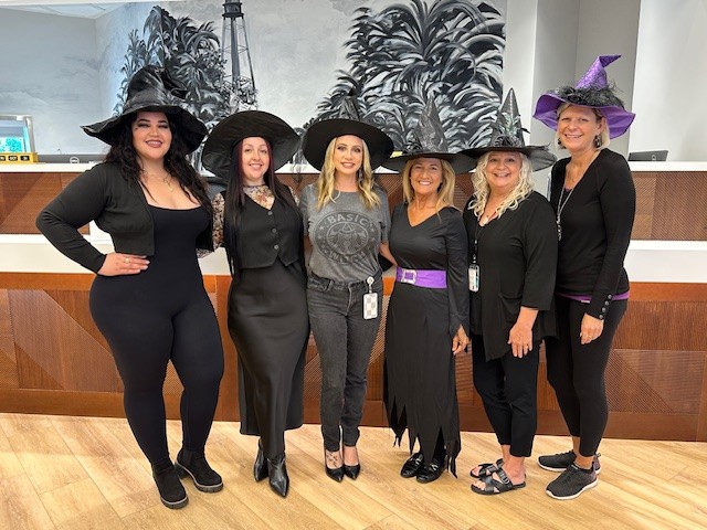 🎃👻Spooking up SanCap Bank today! Some of our Bridge Branch team got into the Halloween spirit with a couple of costumes and some Halloween shirts - and the "Witches of McGregor" are brewing up a cauldron of great customer service! ow.ly/TA0p50XkZF0