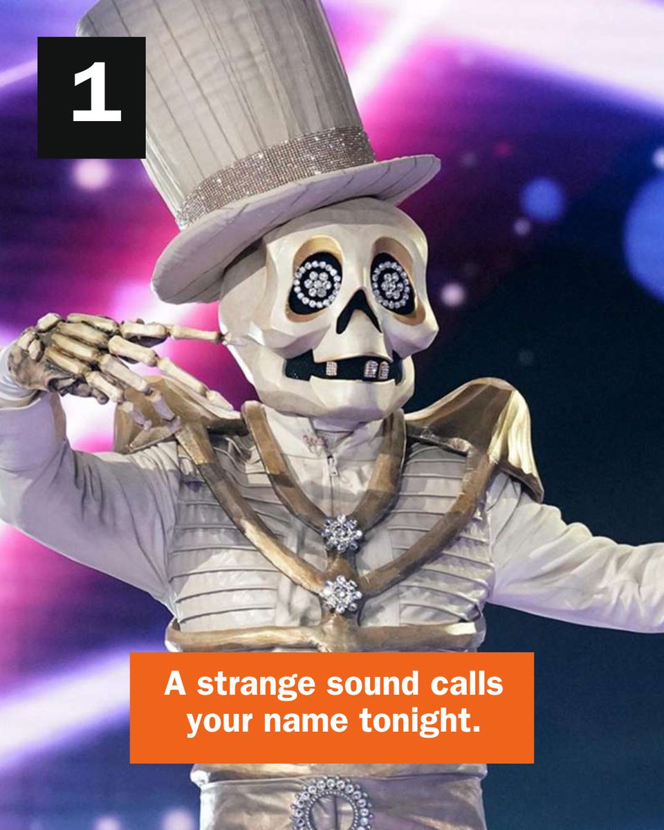 I see something spooky in your near future…🔮👻#TheMaskedSinger