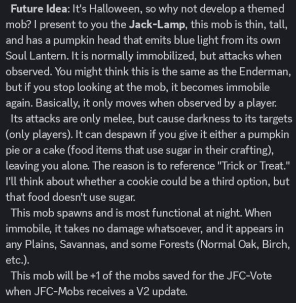 JesseFC_AddOns's tweet photo. #Minecraft #Art #Concept #ConceptArt #JFCMobs #AddOns #JackOLantern #Halloween #JackLamp #Lampião #Pumpkin #PumpkinHead #TrickOrTreat #DocesOuTravessuras https://t.co/AuOuv4epbe