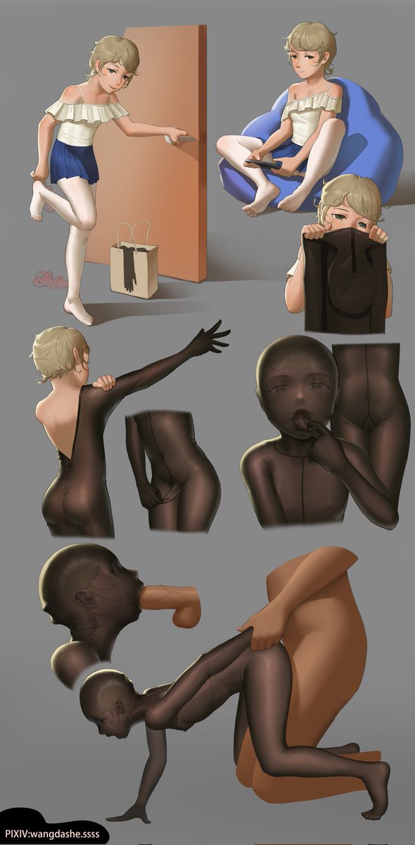 无修版，其实也没什么特别好看的
#zentai 
#encasement