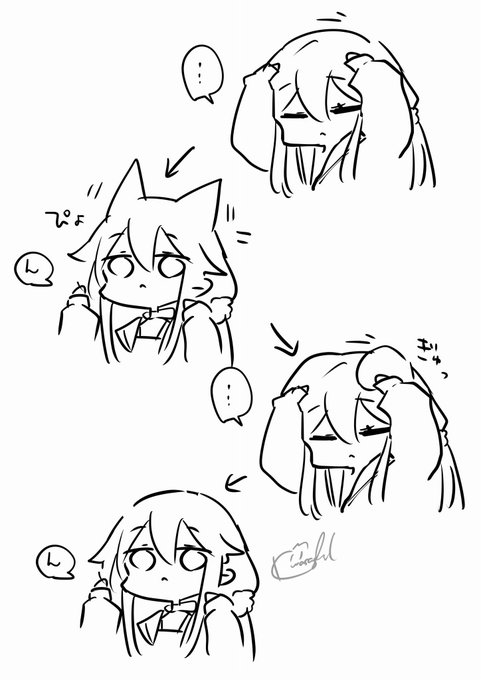 小夜のハロウィンのけもみみは自前。久遠ちゃんと違って出し入れ自由なので、手品みたいに見せてるだけでした。内緒ですよ。 